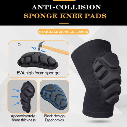 1 Pair Knee Elbow Pads Brace Support for Cycling Snowboard Roller Skating Skateboard Extreme Sports Protective Gear Kneepads