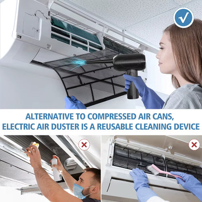 Computer Dust Blower Air Cleaners Home Compressed Duster High Power Electric Cordless for Computer Car House Cleaning