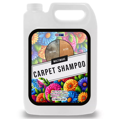 CARPET SHAMPOO CLEANER CLEANING DETERGENT 10L ODOUR PET DEODORISER VAX FLORAL