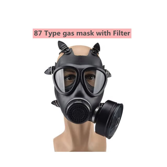 MF14/87 Gas Mask Full Face Mask Chemical Respirator Filter Self-Priming Mask Radioactive Contamination Protection